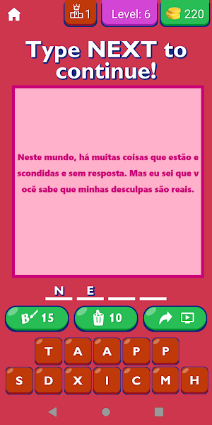 Sorry Quotes In Portuguese App Screenshot 3