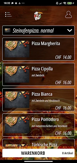 Napoli Pizza Spiez Screenshot 0