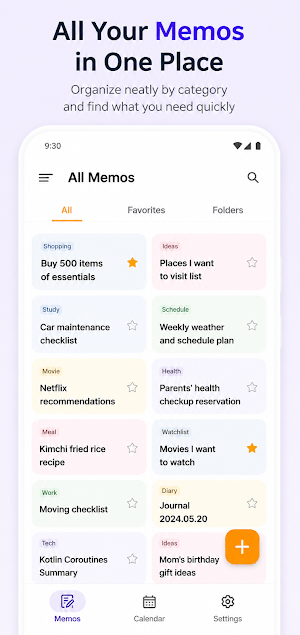 Memo Note: Notes & To-Do Screenshot 1