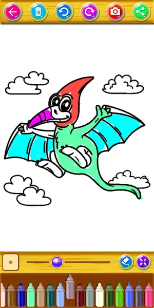 Coloring Dinosaur Kids Screenshot 2