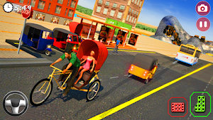 Insane TukTuk Rickshaw Driving Screenshot 0