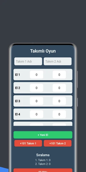 Okey Puan Defteri Screenshot 2