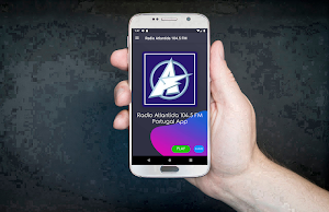 Radio Atlantida 104.5 FM Portugal Free Online App Screenshot 0