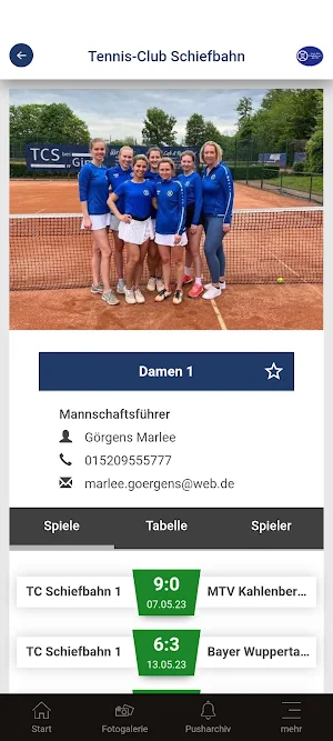 1. Tennis-Club Schiefbahn Screenshot 2