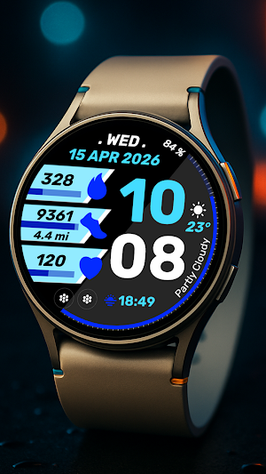 Active Edge Watch Face Screenshot 3