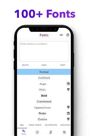 ♔Fonts: Fonts for Instagram, Whatsapp and Samsung Screenshot 0