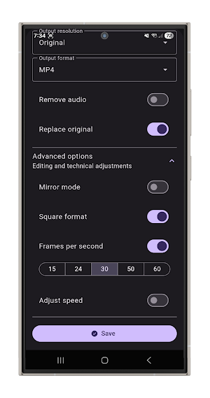 Video Compressor - Reduce Size Screenshot 2