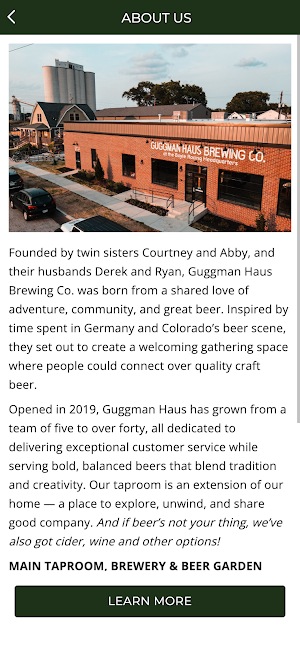 Guggman Haus Brewing Co. Screenshot 3