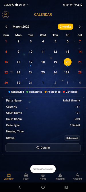 CourtDairy Screenshot 3