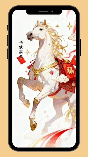 农历新年壁纸2026：马年系列 Screenshot 3