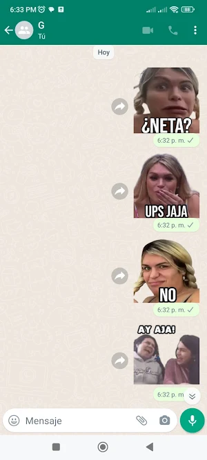 Stickers de las perdidas Screenshot 1