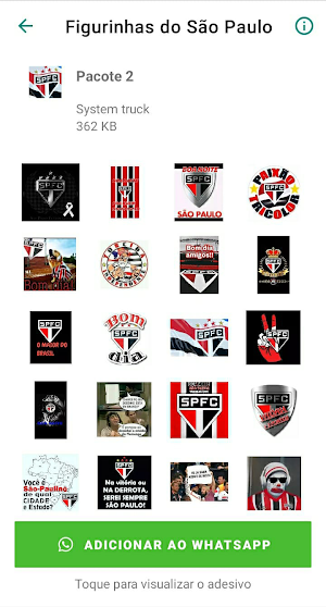 Figurinhas do São Paulo Screenshot 1