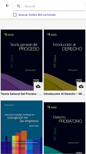 Libros digitales Legis Screenshot 1
