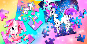 Kids Puzzles Unicorns Screenshot 0