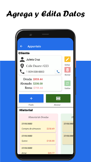 Appuntalo: Prestamos y Fiados Screenshot 1
