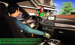 Yellow Cab American Taxi Driver 3D: New Taxi Games Screenshot 0