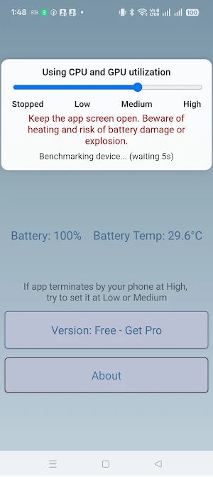 M.U. Battery Drainer Screenshot 1