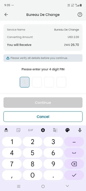 EcoCash Super App Screenshot 0