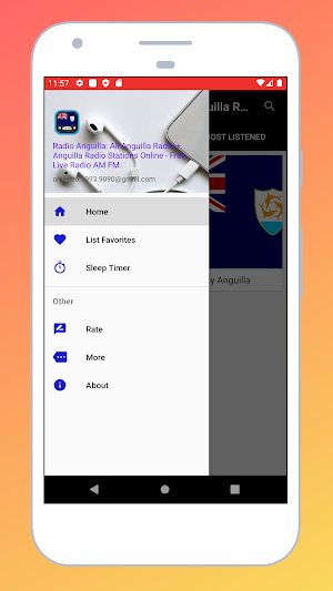 Radio Anguilla + Radio Online Screenshot 1