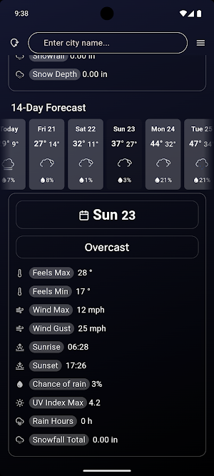 Sora Weather Screenshot 3