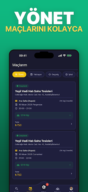 SahaGol - Halısaha & Futbol Screenshot 3