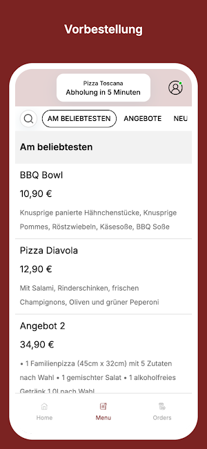 Pizza Toscana Screenshot 1
