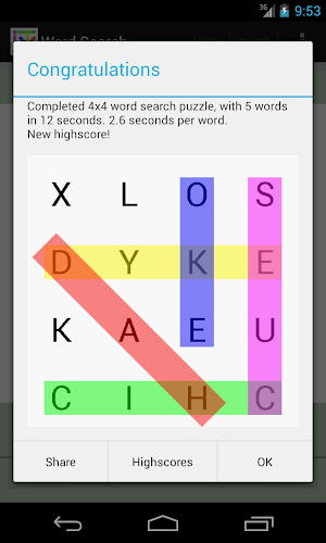 Word Search Screenshot 2