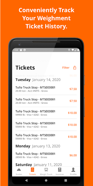MyTruckScales - Truck Scales Screenshot 2