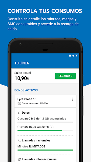 Mi Lyca - Área de cliente Screenshot 1