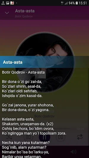 Botir Qodirov qo'shiqlari Screenshot 2