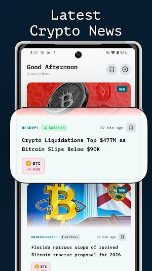 Cryptot: Bitcoin & Crypto News Screenshot 0