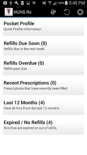 HUHS Rx Screenshot 1