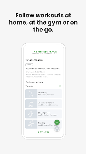 The Fitness Place AK Screenshot 2