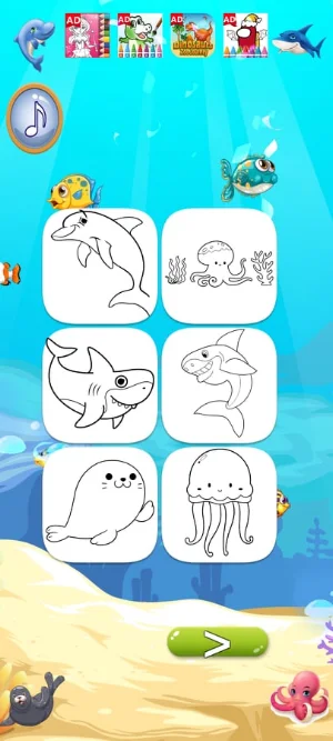 Shark Coloring Book Screenshot 1