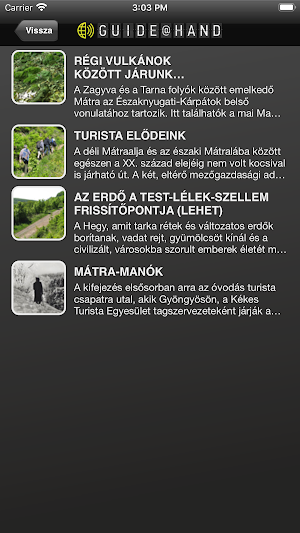 Mátra GUIDE@HAND Screenshot 3