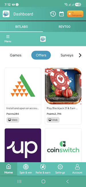 PointPeak: Earn Cash & Rewards Screenshot 2