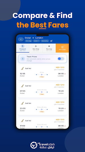 Travelotleh – Flights Screenshot 3