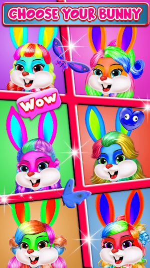 Twins Baby Bunny Hairs & Babysitter Nursery Care Screenshot 1