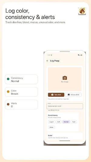 Pet Poop Tracker & Stool Log Screenshot 1