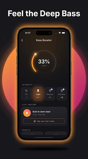 Volume Booster - Bass Sound EQ Screenshot 3