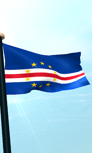 Cape Verde Flag 3D Wallpaper Screenshot 3