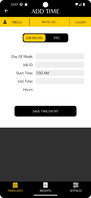 Ryco Inc. Employee App Screenshot 2
