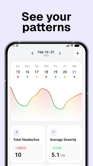 Headache & Migraine Diary Screenshot 1