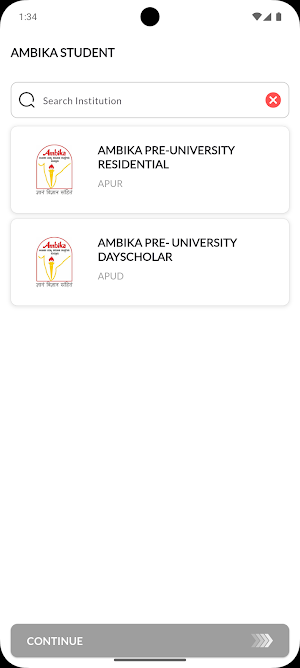 AMBIKA INSTITUTIONS STUDENT Screenshot 0