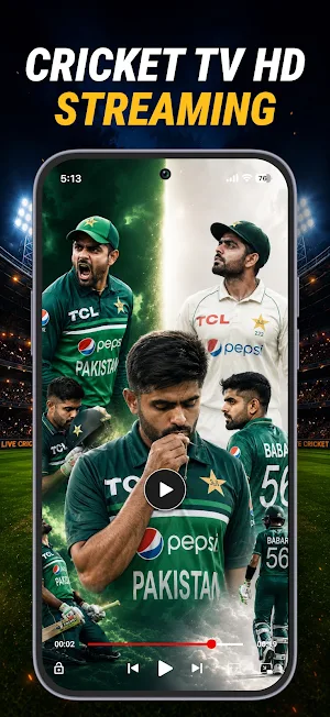 Live Cricket TV HD Streaming Screenshot 1