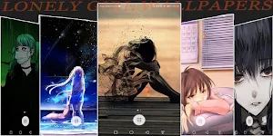 Lonely Girl wallpapers: sad,alone,unhappy Screenshot 1