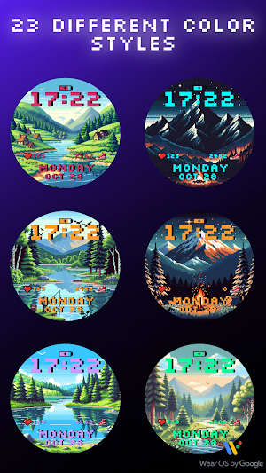PixelWatch Wear OS Watch Face Screenshot 0