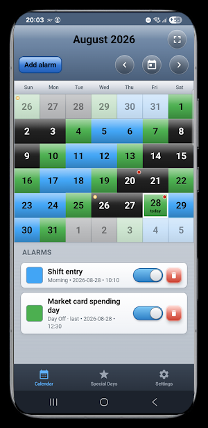 Shift Plan Screenshot 0
