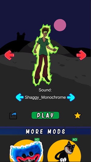 FNF Shaggy Mod Test Screenshot 1
