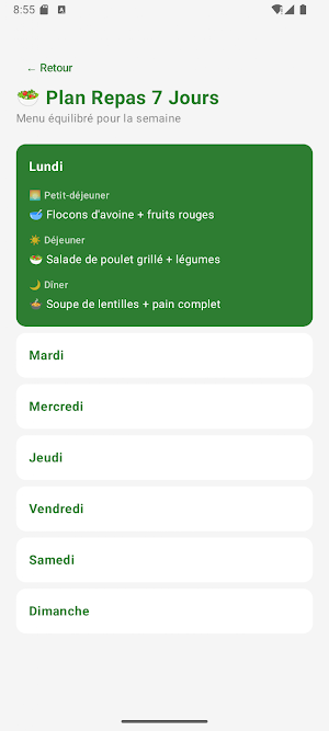 Régime & IMC - NutriSanté Screenshot 2